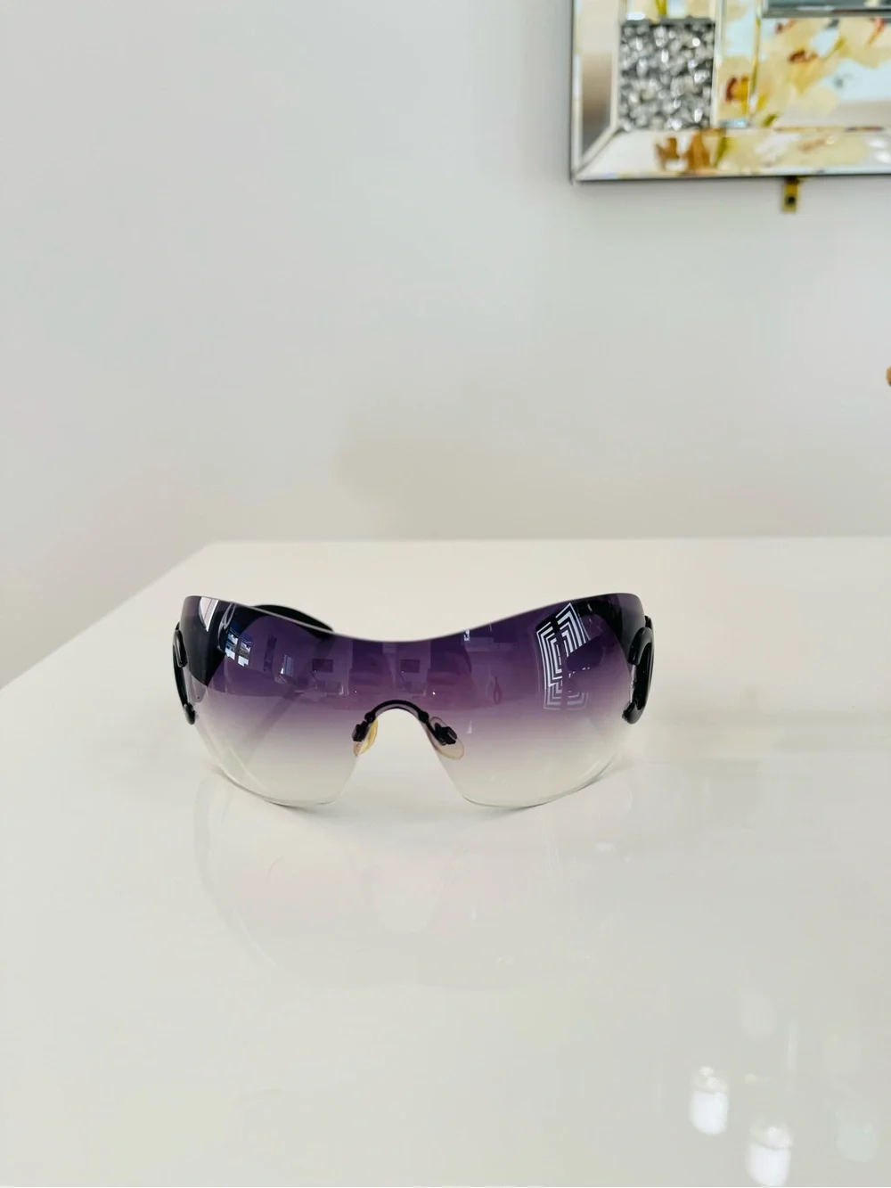 Rare 🖤 Vintage Chanel CC rimless sunglasses